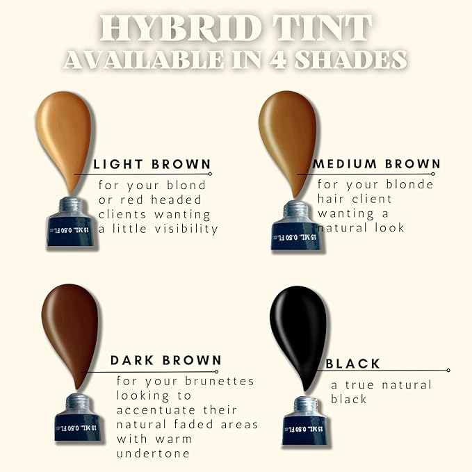 ARYANA NEW YORK Hybrid Color Professional Kit | For Professional Spot Coloring | Cream Hair Color With Natural Effect (DARK BROWN)