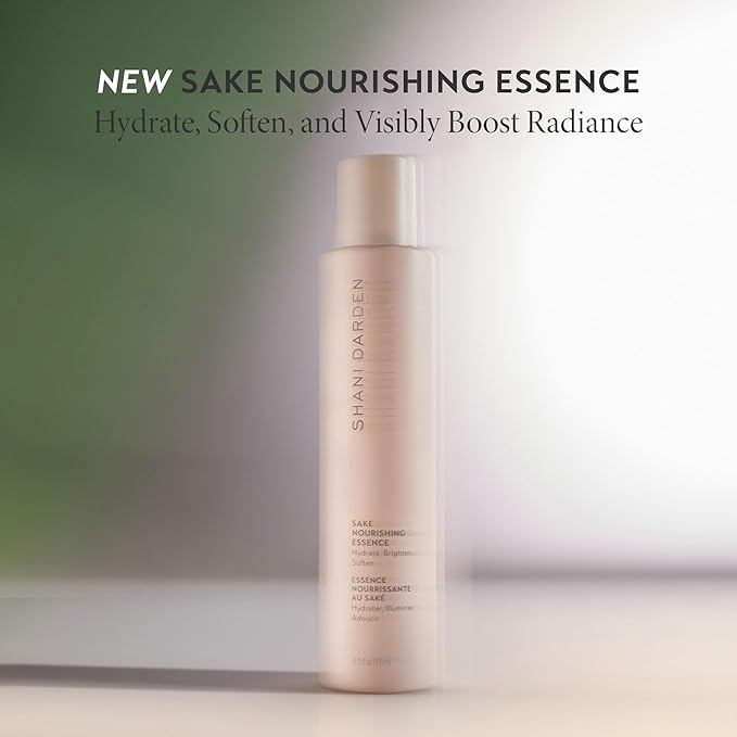 Shani Darden Skin Care Sake Nourishing Essence Facial Essence for Skin Hydration Helps Soften Fortify and Calm Dehydrated and Sensitive Skin 4 Oz