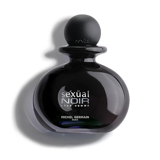 Michel Germain Sexual Noir Pour Homme Eau de Toilette Spray Top Notes of Italian Bergamot Crisp Grapefruit Cardamom Mysterious Dark Natural Oils