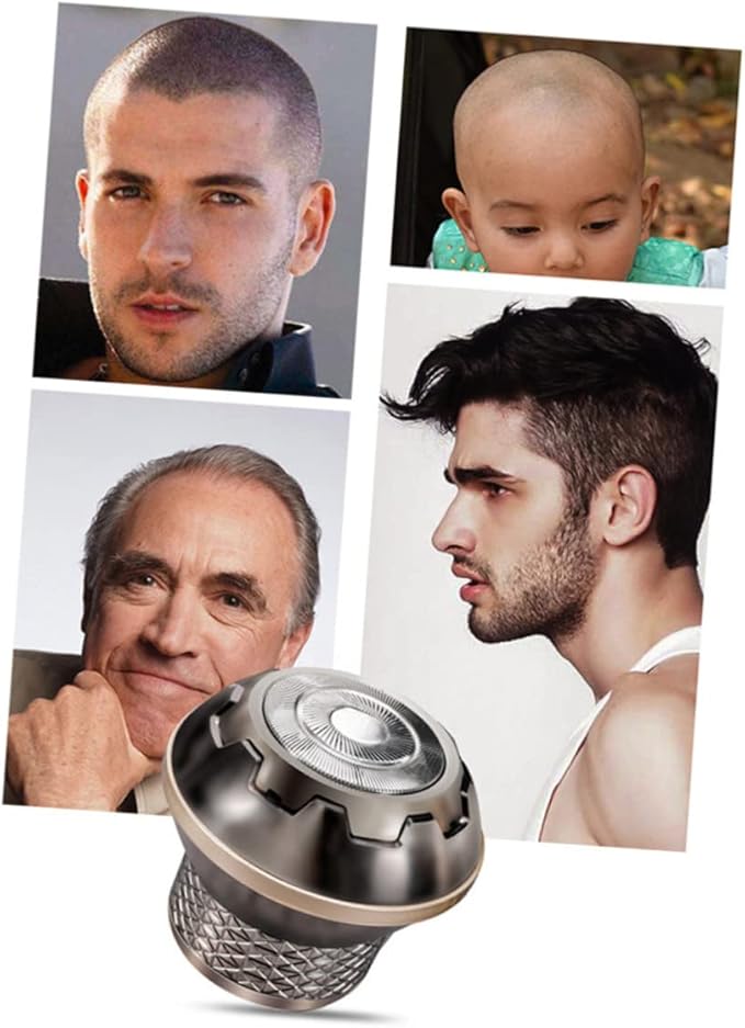 1 Set Cordless Trimmer for Men Mens Beard Clipper Hair Removal Machine Haircut Set Grey to Rotate Cosmetic Stainless Steel
