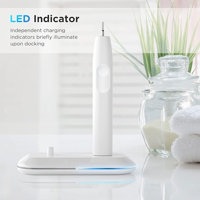 Galvanox 2-in-1 Dual Toothbrush Charger Compatible with Oral B Electric Toothbrushes Replacement for 3757 - Works with Braun OralB Pro Advantage Smart Genius Vitality iO and Kids Models