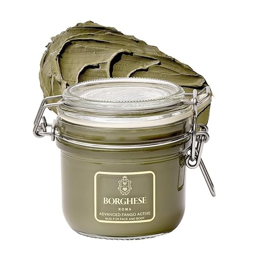 Borghese Advanced Fango active Mud Mask for Face and Body - Exfoliating to Purifying Face Mask with Bentonite Clay &amp Hyaluronic Acid For Normal Combination &amp Oily Skin