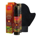 Sun Free Spray Self Tanning Set Natural Sunflower Essence Add olive sweet almond rose oil with Application Mitt Suitable For All Skin Types Waterproof sweat proof- 2.0 fl oz by one