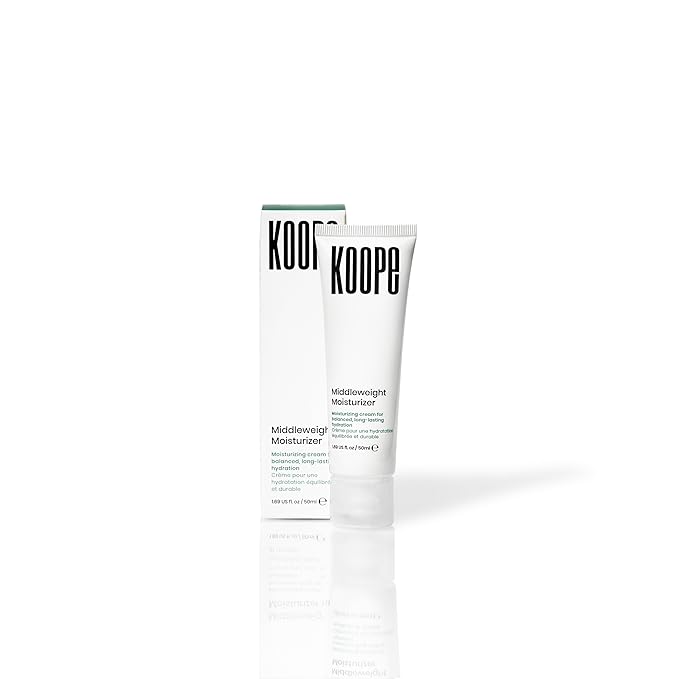 Koope Middleweight Face Cream Moisturizer For All Skin Types Balanced Hydration with Hyaluronic Acid Baobab Oil Anti-Pollution Shield Free of Parabens Sulphates &amp Fragrances Vegan 1.69 FL