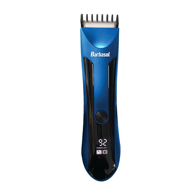 Barbasol Rechargeable Full Body Hair Trimmer/Groomer with Heat Resistant Ceramic Blades Xtreme Easy Cleaning