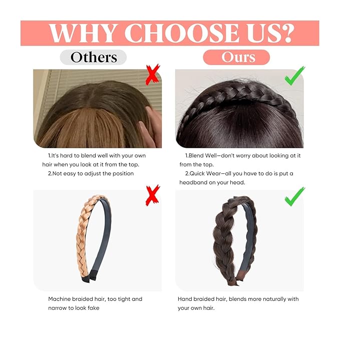 Bangs Hair Synthetic Headband Bangs Extension Fake Hair Blunt Fringe with Long Sides for Women Natural False Black Brown Blonde Bang Bangs Hair Clip(Silver Grey)