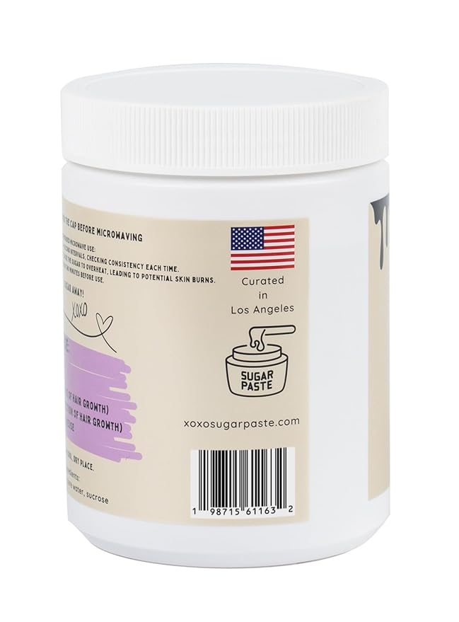 Sugaring Paste - HARD Organic Sugaring Paste for All Hair Types - Brazilian Wax Bikini Wax Under Arm Full Body Hair Removal - (43 Oz.)