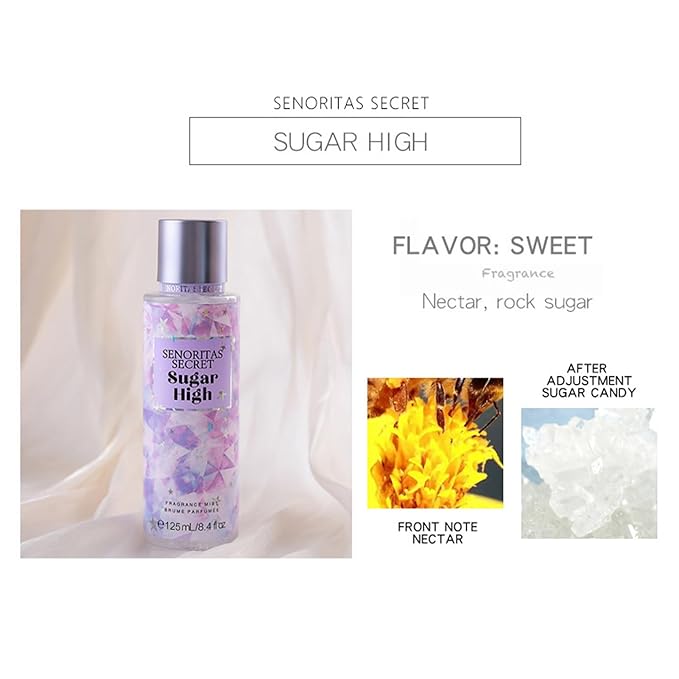Perfumes for women4Pcs Fragrance Mist Romantic Perfume SetLong Lasting Personal FragranceFruity Aroma Spray Fragrances for Women Girls Body Hair Gift for women teen girls.