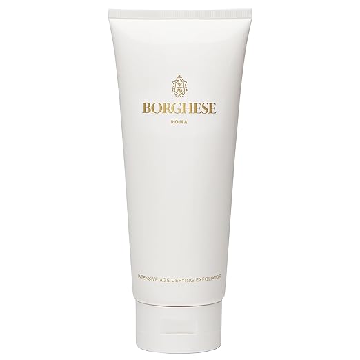 Borghese Intensive Age Defying Exfoliator - Weekly Foaming Facial Exfoliator Scrub with Peptides &amp Hyaluronic Acid for Smooth Skin for All Skin Types