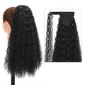 Hair Accessories 22 Long Curly Ponytail Extension Hairband Hair Clip Synthetic Puffy Ponytail Hair Extension Wrapped Bun Women's Wig Hair Pieces For Women(16)