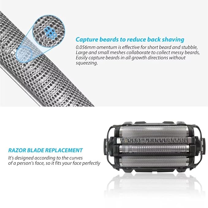 2024 Upgraded Replacement Shaver Blades Cutter Compatible for Panasonic WES9165PC A-RC4 shaver ES-LA63AA ES-LA63-S