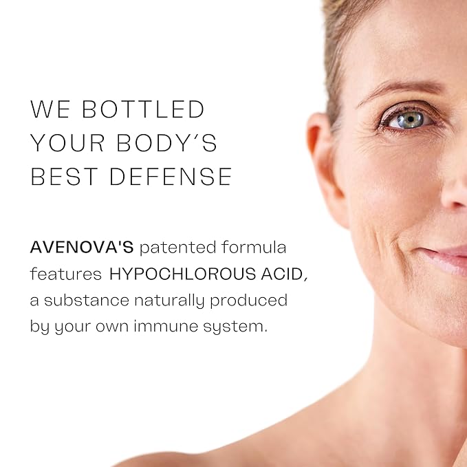 Avenova Eyelid and Eyelash Cleanser Spray - 20ml Bottle - Gentle Everyday Pure Hypochlorous Acid Spray for Eye Irritation