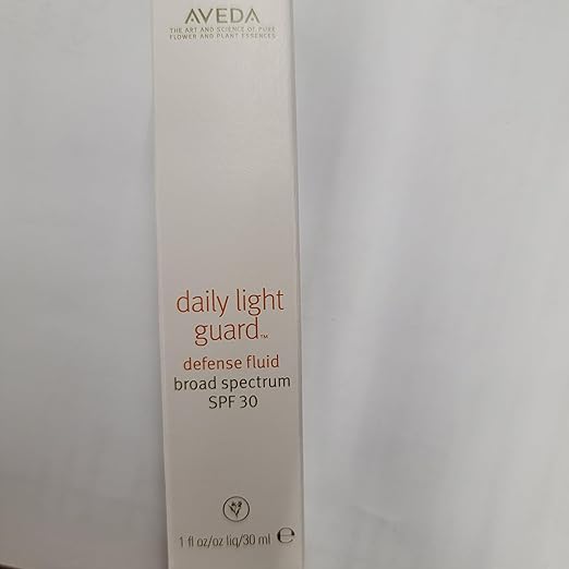 Aveda Daily Light Guard Defense Fluid Broad Spectrum SPF 30 | Mineral Face Sunscreen | UVA/UVB Protection 1 Fl Oz