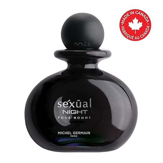 Michel Germain Sexual Noir Pour Homme Eau de Toilette Spray Top Notes of Italian Bergamot Crisp Grapefruit Cardamom Mysterious Dark Natural Oils