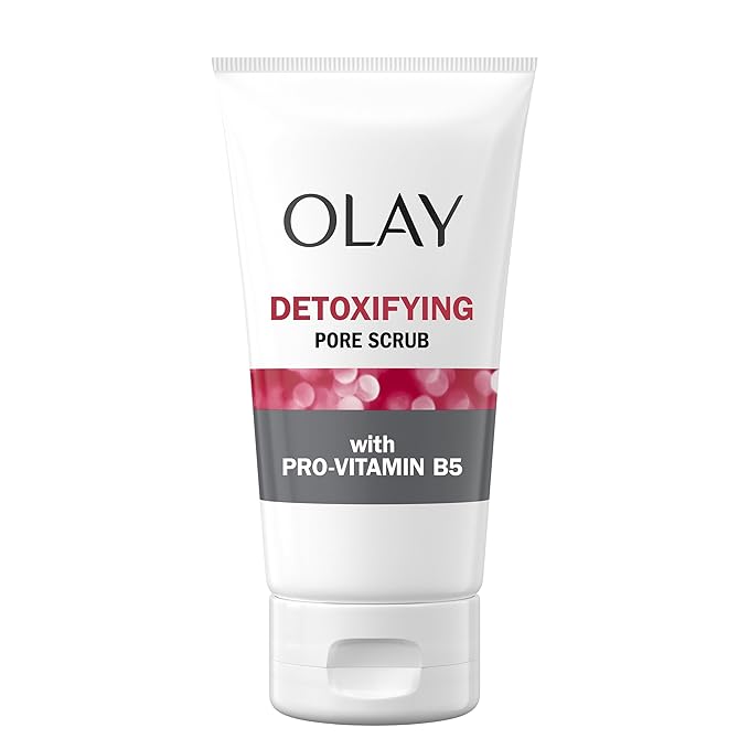 Facial Cleanser by Olay Regenerist Detoxifying Pore Scrub &amp Exfoliator 5 Oz (Pack of 3)