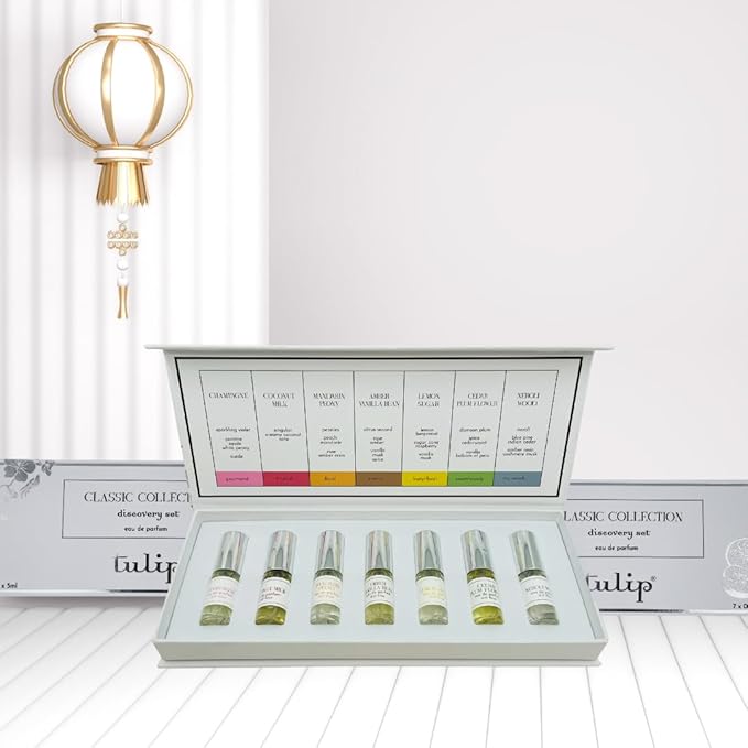 Tulip Classic Collection Discovery Set 7-Piece Eau de Parfum Sampler 1.5ml Each