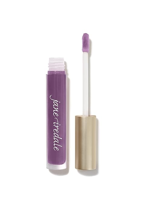 jane iredale HydroPure Hyaluronic Lip Gloss | Hydrating Gloss Plumps Exfoliates and Smooths | Non-Sticky | Vanilla Scent | Vegan and Cruelty Free