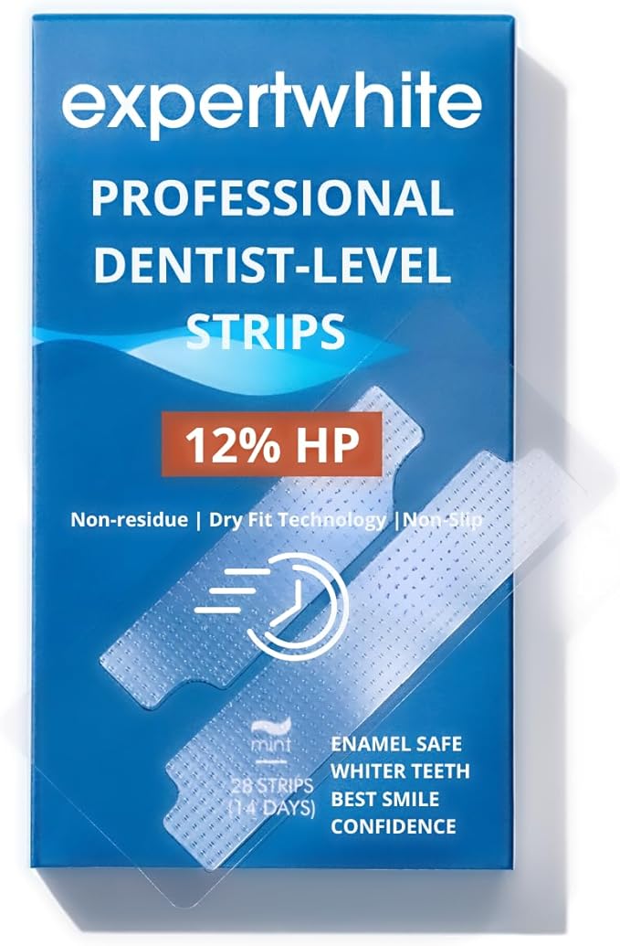 Max+ Instant Glow Strips ? 28 Strips (14 Treatments) 12% Hydrogen Peroxide. Enamel Safe. Sensitive?Teeth Formula. Fast Whitening. Mint Flavor.