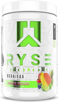 RYSE BCAA EAA Powder - Tropical Snocone - 5g Branched Chain Amino Acids 3g Essential Aminos Sugar-Free Electrolytes for Pre &amp Post Workout Muscle Recovery Hydration and Strength - 30 Servings