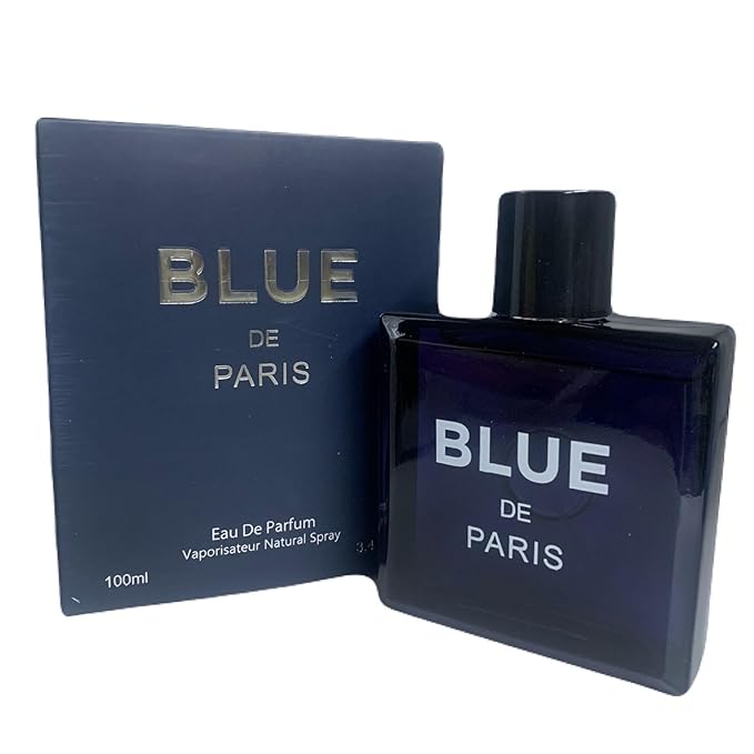 4-Piece Fragrance Gift Set for Men - Strong Extrait Pour Homme and Blue De Paris Aromatic Floral Oriental &amp Woody Notes - 3.4 OZ Eau De Parfum