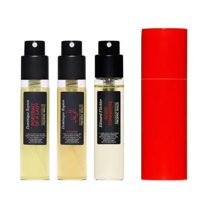 Frederic Malle 3 Roses Fragrance Travel Set - Portrait Of A Lady - Promise - Rose Tonnerre