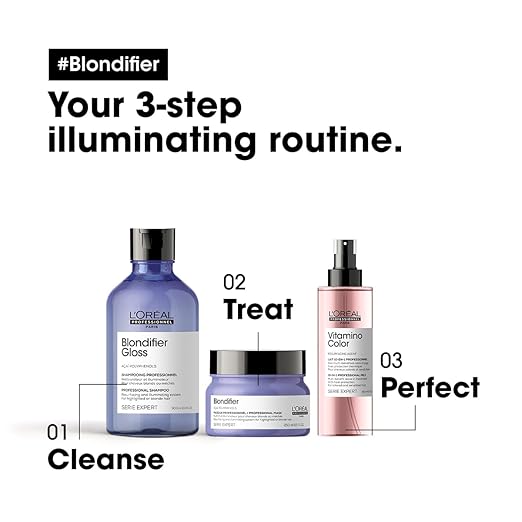 L'Or?al Professionnel Paris Blondifier Mask - Nourishing &amp Smoothing Treatment For Blonde or Bleached Hair Enhances Shine &amp Fights Brass For All Hair Types