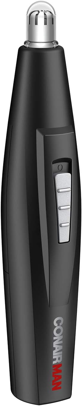 ConairMan Nose Hair Trimmer for Men For Nose Ear and Perfect for Travel Battery Powered