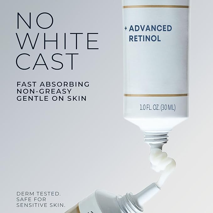 RoC Retinol Correxion Deep Wrinkle Daily Face Moisturizer with Sunscreen SPF 30 for Fine Lines Dark Spots Post-Acne Scars 1 Ounce (Packaging May Vary)