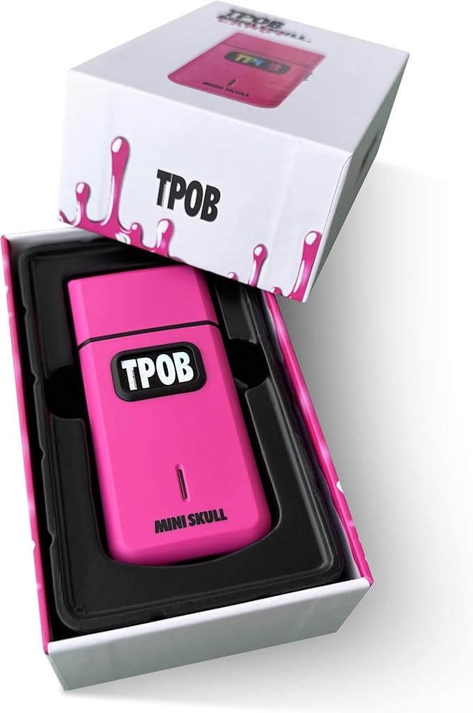 TPOB Mini Skull Single Shaver Compact Design That can fit in Your Pocket with a Turbo Charged Motor Perfect for Both Professional and at-Home use (Candy)