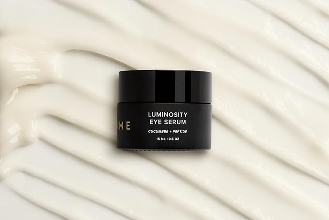 DIME Beauty Luminosity Eye Serum Eye Cream Treatment With Caffeine for Dark Circles and Puffiness 0.5 oz / 15 mL