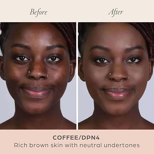 P?R MINERALS 4-in-1 Pressed Mineral Makeup Powder Foundation with SPF 15 - Concealer &amp Finishing Compact Pressed Powder for Face - Buildable Medium to Full Coverage Foundation Powder