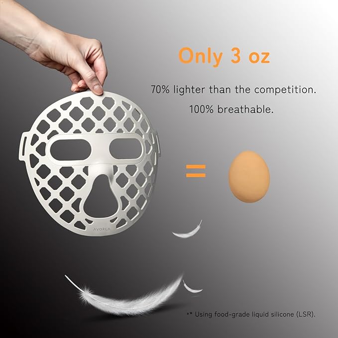 Beauty LED mask ? Red Light &amp Infrared Light Therapy Face Mask for Wrinkles ? Blue Light for Acne ? Multi-wavelength for Skincare ? Rechargeable for Home Use and Travel