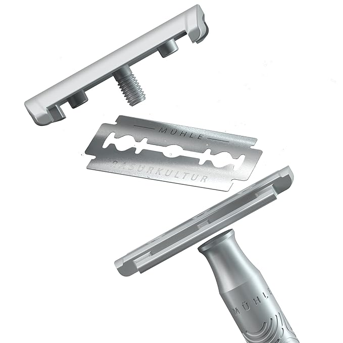 M?HLE Companion Safety Razor ? Women's Double-Edged Body Razor for Shaving Gentle Use Suitable for Body Legs &amp Underarms Longer Handle Long Lasting Blade