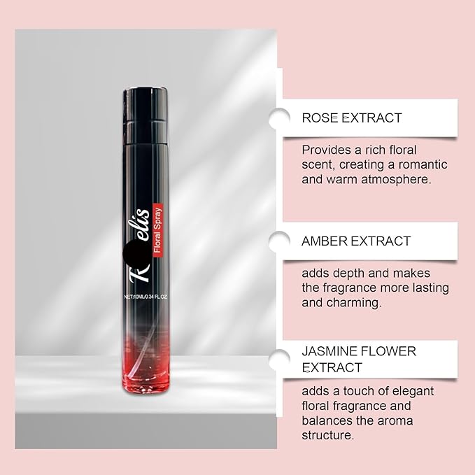 Charming Amber Fragrance Spray - Natural Fresh &amp Long-lasting Portable Elegant Perfume(2PCS)