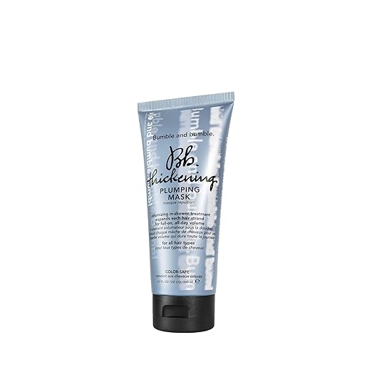 Bumble and bumble. Thickening Plumping Hair Mask | Color Safe | Hydrating Volumizing Smoothing + Strengthening | Curly Wavy Straight