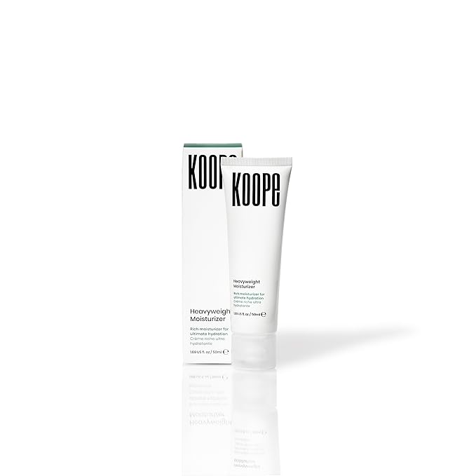 Koope Heavyweight Face Cream Moisturizer For Dry Skin Strengthen Skin Barrier with Peptides Ceramides Hyaluronic Acid Rosemary Extract Free of Parabens Sulphates &amp Fragrances Vegan 1.69 F