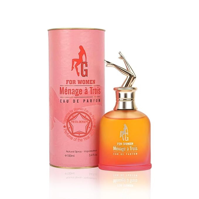 META-BOSEM G for Women Sexy Secret/Le Rouge/Menage a Trois 3-Pc Perfume Set Collection Fragrance Classic Bottle Eau de Parfum Natural Spray - Floral Scent (Pack of 3) Each 3.4 Fl Oz Total 10.20 Oz