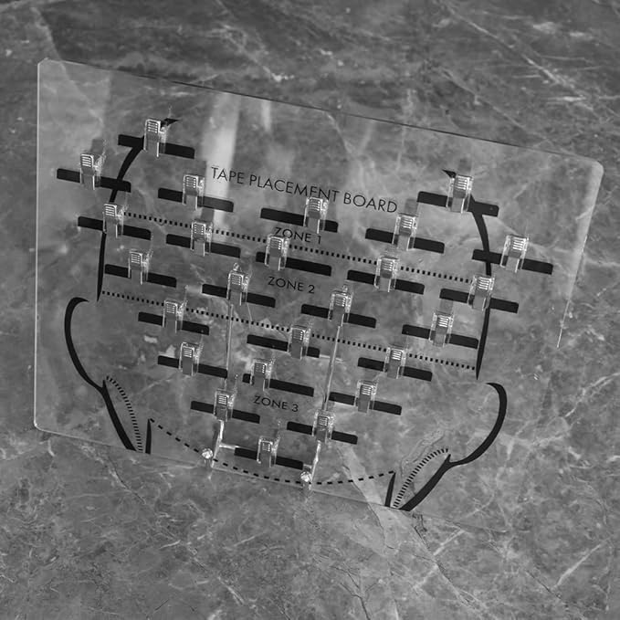 Hair Extension Hanger Carrier Tape in Placement Board Hair Display Holder Rack with Clips hairpin Hair Styling Tool for Tape in Hair Extensions