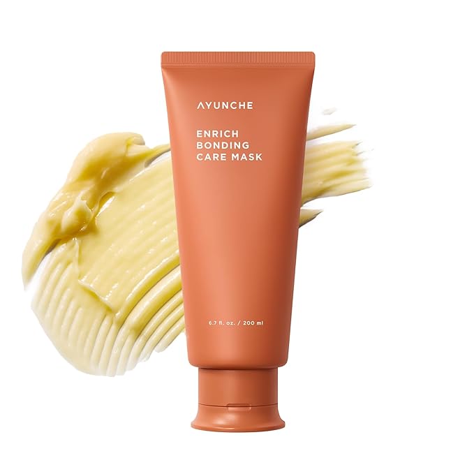 AYUNCHE Enrich Bonding Hair Mask 6.7 fl oz ? Intensive Bond Repair Deep Moisture &amp Elasticity Boost Nourishing Treatment for Dry Damaged &amp Color-Treated Hair