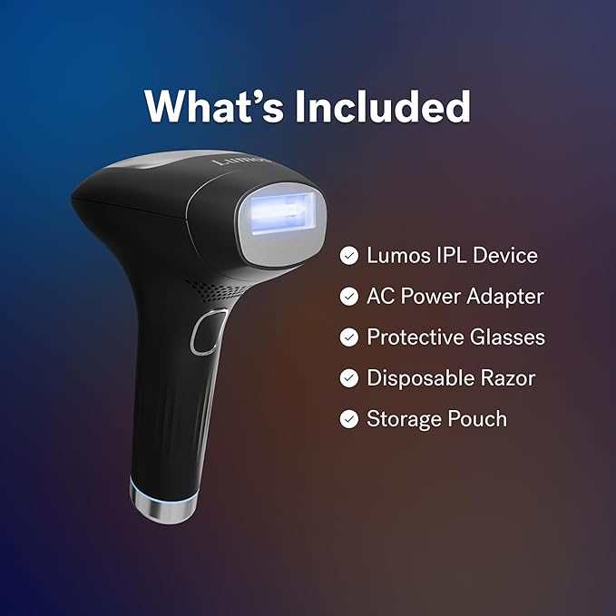 MICHAEL TODD BEAUTY - LUMOS Laser IPL Hair Removal for Women and Men 50°F CoolMax Technology 999999 flashes 3 In 1 w/Skin Sensor for Nearly Painless Permanent hair removal