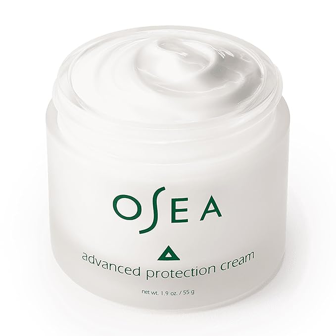 OSEA Advanced Protection Face Cream 1oz - Hydrating Face Moisturizer - Clean Beauty with Naturally Derived Bio-Retinol - Vegan &amp Cruelty-Free - Face Cream for Dry Skin - Seaweed Skincare
