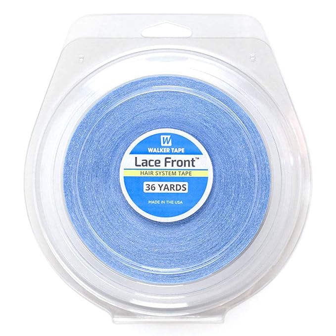 Lace Front Support Double Sided Roll Tapes Stickers Adhesive for Men Hair System Replacement Toupee Hair Extension Wig Bundles Hair Weave Closure Lace Frontal(36 Yards &amp 1 Inch)