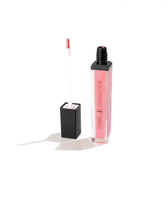 Juwel Cosmetics Luminizing Lip Gloss ? Hydrating &amp Moisturizing for Dry Lips with Beeswax Castor Oil &amp Vitamin E Smooth Finish Tinted Lip Gloss for Women Vegan Tempted