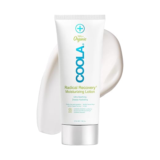 COOLA Organic Radical Recovery After Sun Body Lotion Includes Aloe Vera Agave and Lavender Oil for Sunburn Relief 5 Fl Oz