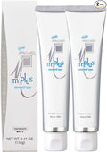 APAGARD® M-Plus Sangi's Nano-Hydroxyapatite Toothpaste for Naturally Whiter Teeth No Fluoride for Family use 125g / 4.4 oz Mild Mint Flavor Pack of 2