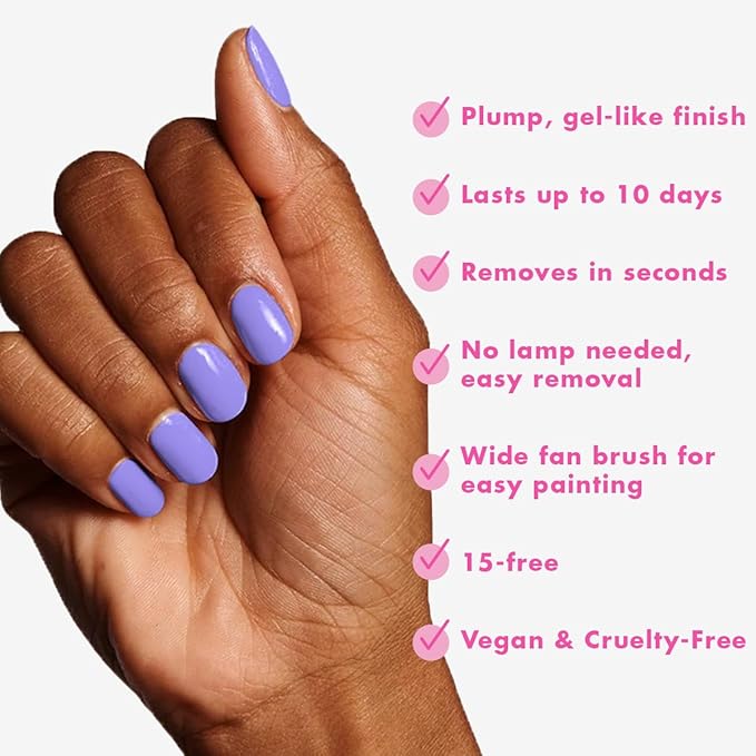 Olive &amp June Bolds Long Lasting Nail Polish Set | Includes 6 Shades (Bold &amp Unshaken Art Class Because I'm Green Lily Blooms CV Hot Strawberry) + Top Coat | Vegan Cruelty-Free | Salon-Qu