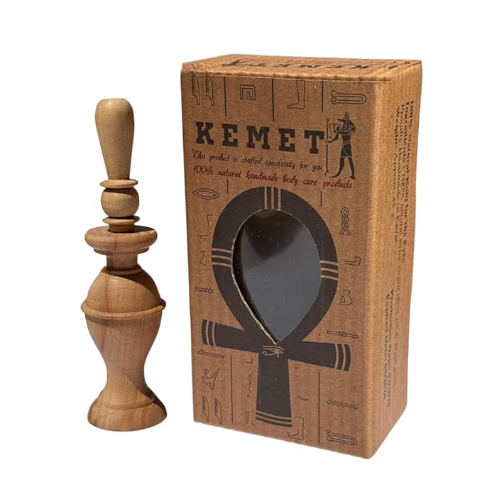 Kemet 100% Natural Egyptian Eyeliner in Powder Form Handmade Eyeliner with Pharaoh packing.