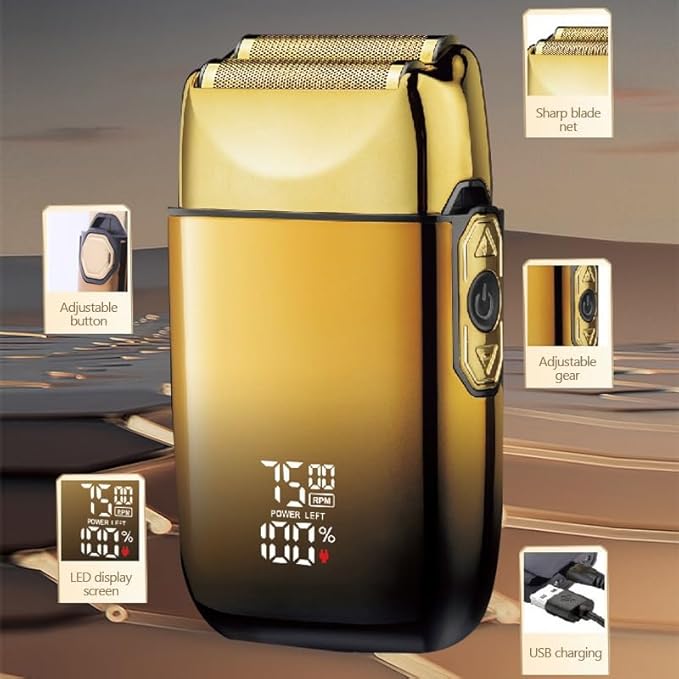 Men's Shaver Hair Rechargeable Beard Foil Razor For Men Bald Head Shaving For Men Machine