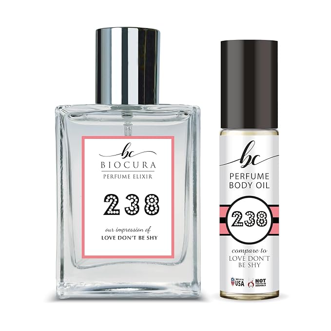 BC Perfume 123 Spray + Body Oil Set Impression of Love Don?™t Be Shy Blend Sample For Women / 10ml+50ml