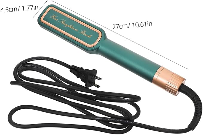 Vaguelly Hair Straightener Tool Women Portable Hair Straightener Brush for Women Ceramic Flat Iron